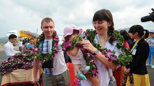 First int’l flight from Russia lands Phu Quoc